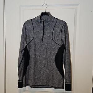 Champion Black and Grey Quarter Zip